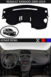 RENAULT KANGOO 2009-2019 MODEL İÇİN TORPİDO KORUMA HALISI SİYAH RENK SİYAH KENAR