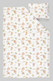 Organik Çarşaflı Bebek Nevresim Takımı (100x150) - Küçük Kaşifler