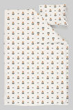 Organik Çarşaflı Bebek Nevresim Takımı (100x150) - Minik Papatya Çiçeği