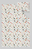 Organik Bebek Boy Nevresim Takımı (100x150) - Eğlenceli Kelimeler