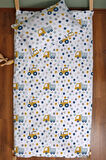 Organik Montessori Nevresim Seti (100x200) - Hareketli Tekerlekler