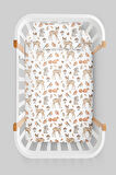 Organik Anne Yanı Nevresim Takımı (60x100) - Sevimli Dostlar