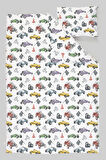 Organik Park Yatak Nevresim Takımı (80x120) - Hızlı ve Eğlenceli