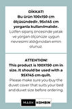 Organik Park Yatak Nevresim Takımı (80x120) - Kalp Yağmuru