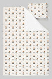Organik Tek Kişilik Nevresim Takımı (160x220) - Minik Papatya Çiçeği