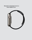 Akıllı Saat Kablosuz Şarjlı Bluetooth 5.2 Arama Bildirim Sesli Asistan 420 mAh