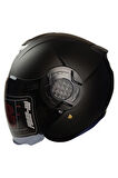 FREEM FR-665 MAT SİYAH MOTOSİKLET KASKI