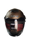 FREEM FR-665 MAT BROWN MOTOSİKLET KASKI