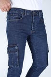 ERKEK KARGO CEPLİ KOT PANTOLON