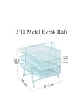 Evrak Rafı Düzenleyici 3 KATMANLI