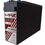 MAZ Akü 12 Volt 200 Amper Solar Jel VRLA Akü 12V 200AH Yeni Ürün