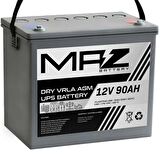 MAZ Akü 12 Volt 90 Amper Kuru AGM VRLA UPS Akü 12V 90AH Yeni Ürün