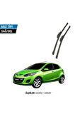 MAZDA 2 2008-2013 2'li Ön Cam Sileceği Sağ Sol Silecek Takımı Muz Silecek