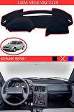 Mazda 3 2003-2008 İçin Uygun Torpido Koruma Halısı Siyah Kenar Renk Kırmızı