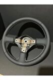 MAZDA 323 UYUMLU ARACA ÖZEL DİKMELİ DİREKSİYON KILIFI (GRİ İPLİ)