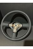 MAZDA 323 UYUMLU ARACA ÖZEL DİKMELİ DİREKSİYON KILIFI (GRİ İPLİ)