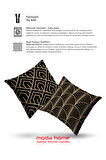 Moda Home Bedding Kırlent,Dolgulu kırlent,baskılı Kırlent,dekorasyon Kırlent(2 Adet) set4