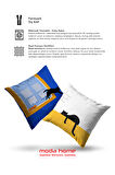 Moda Home Bedding Kırlent,Dolgulu kırlent,baskılı Kırlent,dekorasyon Kırlent(2 Adet) set7
