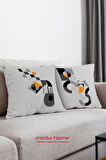 Moda Home Bedding Kırlent,Dolgulu kırlent,baskılı Kırlent,dekorasyon Kırlent(2 Adet) set9