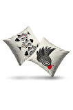 Moda Home Bedding Kırlent,Dolgulu kırlent,baskılı Kırlent,dekorasyon Kırlent(2 Adet) set10