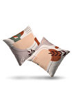 Moda Home Bedding Kırlent,Dolgulu kırlent,baskılı Kırlent,dekorasyon Kırlent(2 Adet) set11