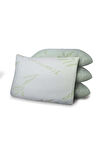 Moda Home Bedding 2 Adet Bamboo Serisi Kılıflı Fermuarlı Yıkanabilir Antialerjik Yastık 50x70cm 1000 gr