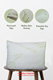 Moda Home Bedding 2 Adet Bamboo Serisi Kılıflı Fermuarlı Yıkanabilir Antialerjik Yastık 50x70cm 1000 gr
