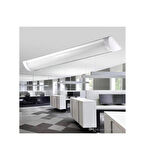 18 Watt Led Yatay Bant Armatür 60 Cm Beyaz Işık 10 Adet