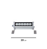 20 Cm Wallwasher Led Bina Dış Duvar Aydınlatma Boyama Beyaz Işık