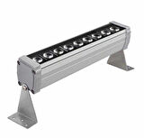 30 Cm Wallwasher Led Bina Dış Duvar Aydınlatma Yeşil Işık