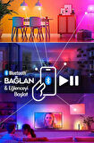 Kumandalı Ayarlanabilir Rgb Bluetooth Hoparlör Led Ampul Lamba