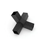 9 x 9 Ahşap Kirişler İçin +30 4 Kollu Pergola Çatı Üst Orta Braketi