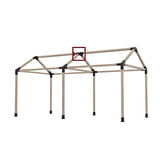 9 x 9 Ahşap Kirişler İçin +30 4 Kollu Pergola Çatı Üst Orta Braketi