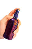 2 Adet Siyah Sprey Başlıklı Amber Cam Şişe 100ml