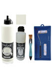 Mobilya Boyası-Cadence Multisurface H-002 Pak Beyaz 500Ml Ultimate Vernik Mat 250Ml Saten Rulo Set