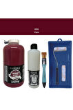 Mobilya Boyası-Cadence Multisurface H-056 Vişne 2000Ml Ultimate Vernik Mat 500Ml Saten Rulo Set