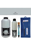 Mobilya Boyası-Cadence Multisurface H-057 Arduvaz Gri 2000Ml Ultimate Vernik Mat 500Ml SatenRuloSet