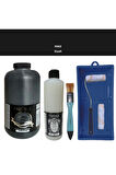 Mobilya Boyası-Cadence Multisurface H-060 Siyah 2000Ml Ultimate Vernik Mat 500Ml Saten Rulo Set