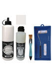 Mobilya Boyası-Cadence Multisurface H-069 Kement 500Ml Ultimate Vernik Mat 250Ml Saten Rulo Set