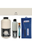 Mobilya Boyası-Cadence Multisurface H-080 Kumtaşı 2000Ml Ultimate Vernik Mat 500Ml Saten Rulo Set