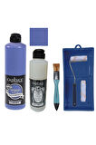 Mobilya Boyası-Cadence Multisurface H-115 Gece Mavisi 500Ml Ultimate Vernik Mat 250Ml Saten Rulo Set
