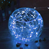 Pilli 5 metre Dekoratif Peri Led Beyaz Aydınlatma Süsleme Lambası