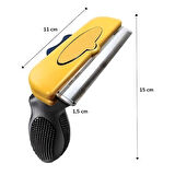 Kedi ve Köpekler İçin Kısa Tüylü Köpek Tarağı Tüy Toplayıcı Tarak Large