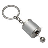 Hareketli Araba Vites Anahtarlık Altı Hız Manuel Vites Dişli Shifter Topuzu Metal Anahtarlık