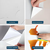 Mermer Desenli Masa Tezgah Mutfak Su Geçirmez Yapışkanlı Folyo Sticker Mavi 5x0,6m