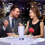 Balık Süzgeç Model USB Şarjlı Dokunmatik Kumandalı 16 Farklı Işık Modlu Masa Üstü Kristal Akrilik Lamba Led