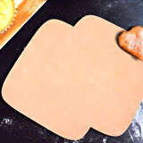 50 Adet Air Fryer Pişirme Kağıdı Tek Kullanımlık Yağ Su Geçirmez Yapışmaz Deliksiz Düz Kare Model