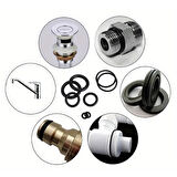 225 Parça Kauçuk Conta Seti ,Kendiliğinden Saklama Kutulu O Halkası Seti