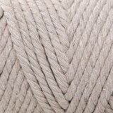 Loren Decor 3 Büküm Makrome İpi Bej - L049