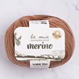 La Mia Merino Kahverengi El Örgü İpi - L137 - 33795